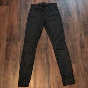 Wax coated skinny jeans Seven for all Mankind